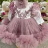 Robe Princesse Bébé Fille Rose – Image 6