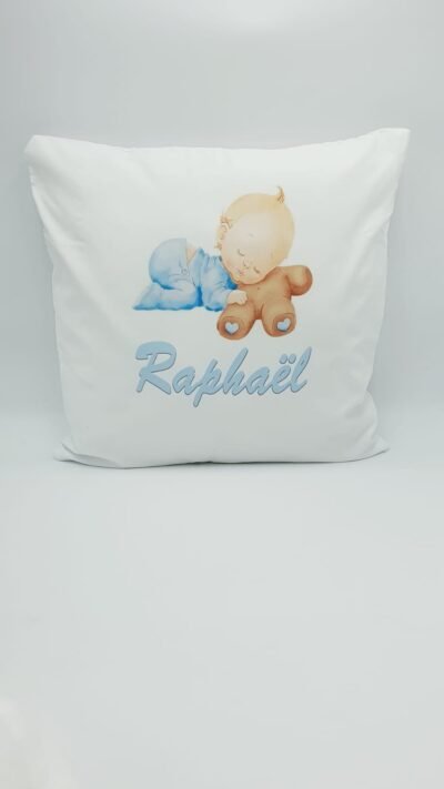 Oreiller et Couverture Bébé Personnalisés – Image 3