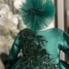 Robe perlée à plumes pour fille – Image 2